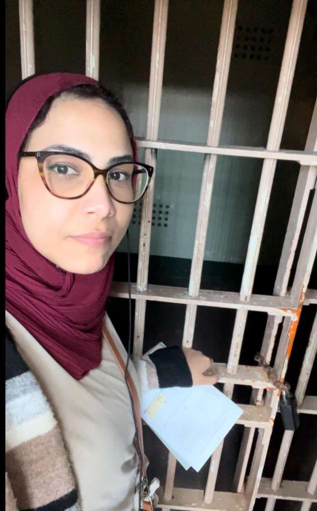 Voice Over Nourhan Magdi touring Al-Catraz in San Francisco.