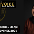 My voiceover award nomination featured in Egyptian newspapers